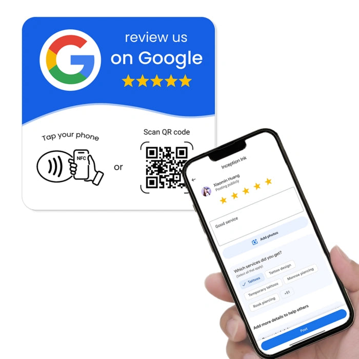 Google Review NFC Card
